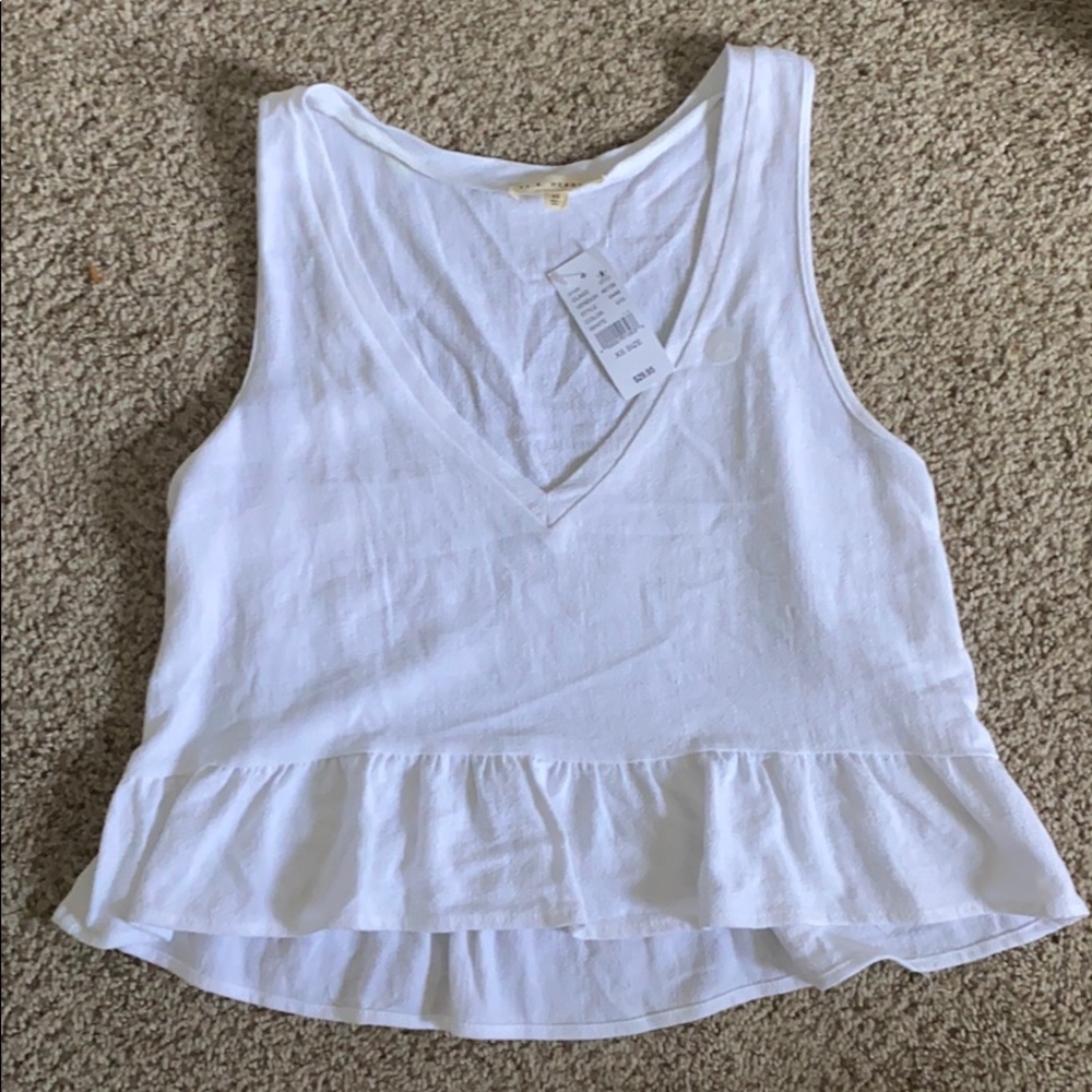 White tank top